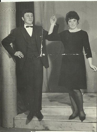 V roce 1967 jsme hráli operetu Tulák - na snímku jsem se svým bratrancem