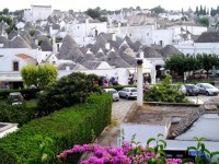 Trulli v městě Alberobello