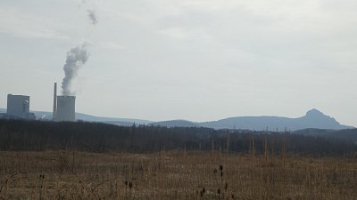 Protiklady - Bořeň, elektrárna Ledvice