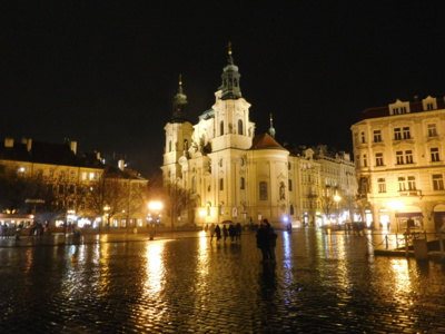 V Praze krásně prší