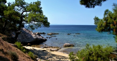 Řecko, Thassos okolí Potosu