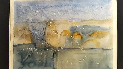 Tango v akvarelech (a na hedvábných šátcích) ve Španělském institutu v Praze