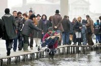 Lávka pro pěší v Benátkách